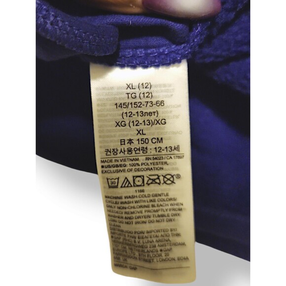 Gap Sweater Youth XL (12) Blue Arctic Fleece Pullover Fleece Kids Boys Outerwear - Picture 5 of 6